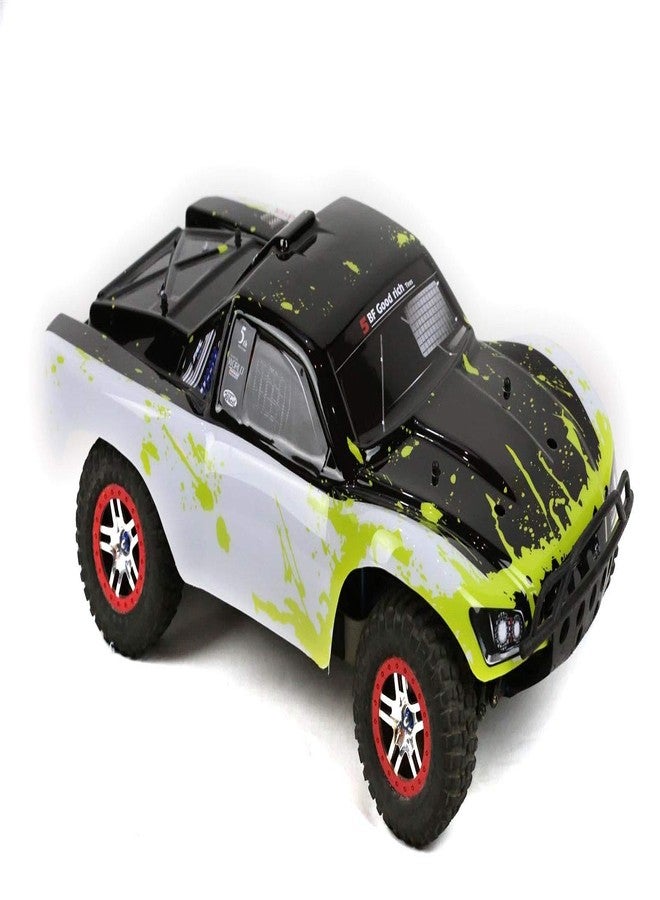 SummitLink Compatible Custom Body Muddy Green Over White/Black Replacement for 1/10 Scale RC Car or Truck (Truck not Included) SS-WBG-02 - Image 1